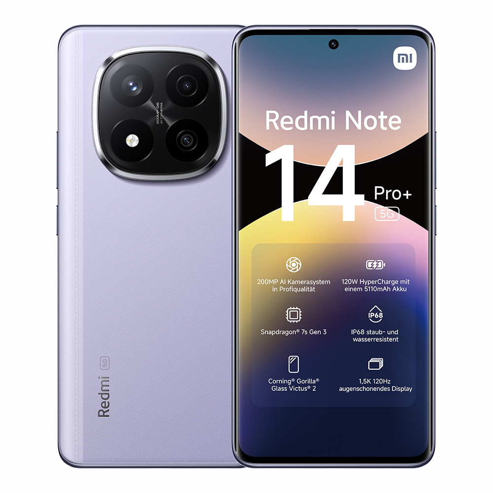 Redmi Note 14 Pro+ 5G 8GB/256GB | Lavendelviolett